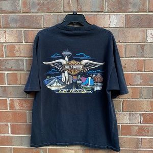 Vintage Harley-Davidson Las Vegas Henley T Shirt